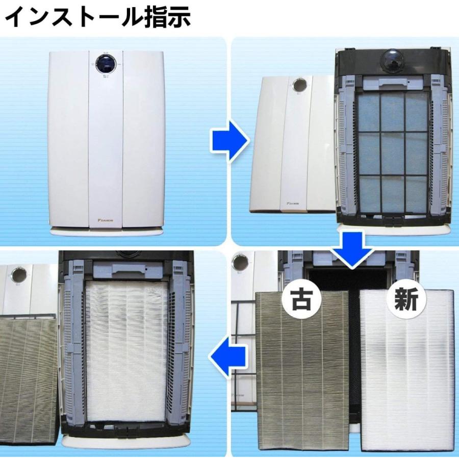 空気清浄機 フィルター ダイキン 集塵フィルター KAFP029A4 ダイキン 空気清浄機 フィルター kafp029a4 交換用静電HEPAフィルター 互換品1枚入り｜shinsoushop｜04