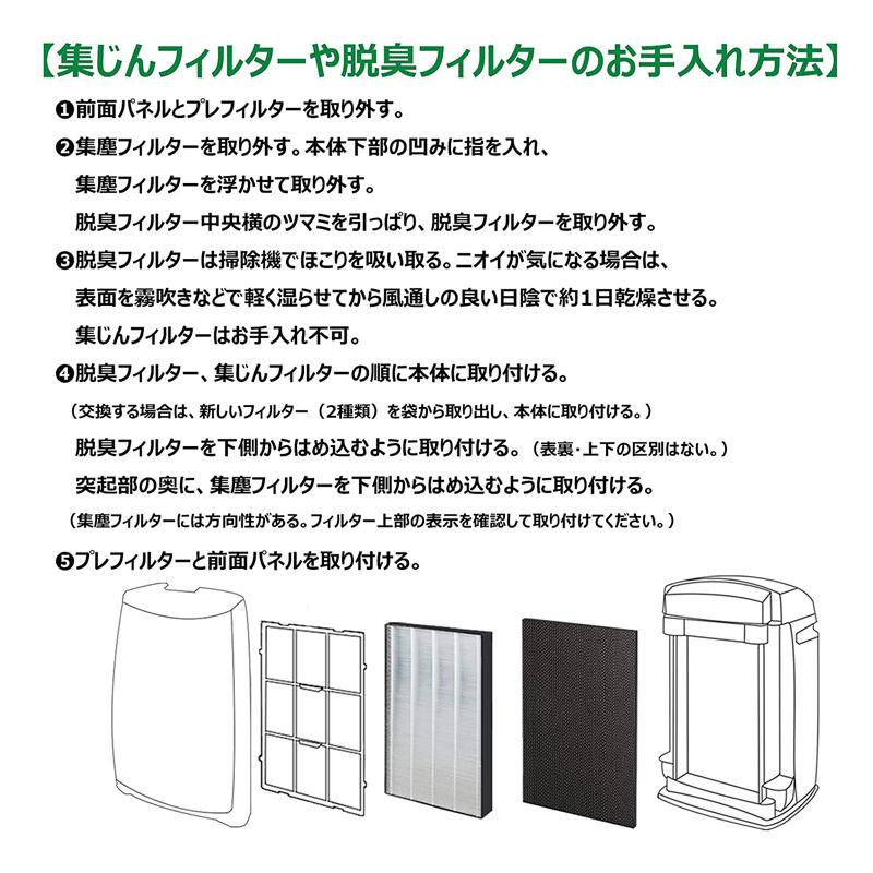 ダイキン DAIKIN 空気清浄機交換用フィルタ 交換用集塵フィルタ 合計3点 対応品番：KAFP078A4 2074191 2335865 KNME043b4 (非純正) 【送料無料】｜shinsoushop｜04