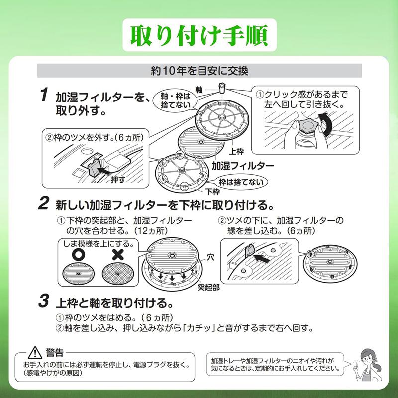 ダイキン（DAIKIN） 互換 空気清浄機用加湿フィルター KNME098A4