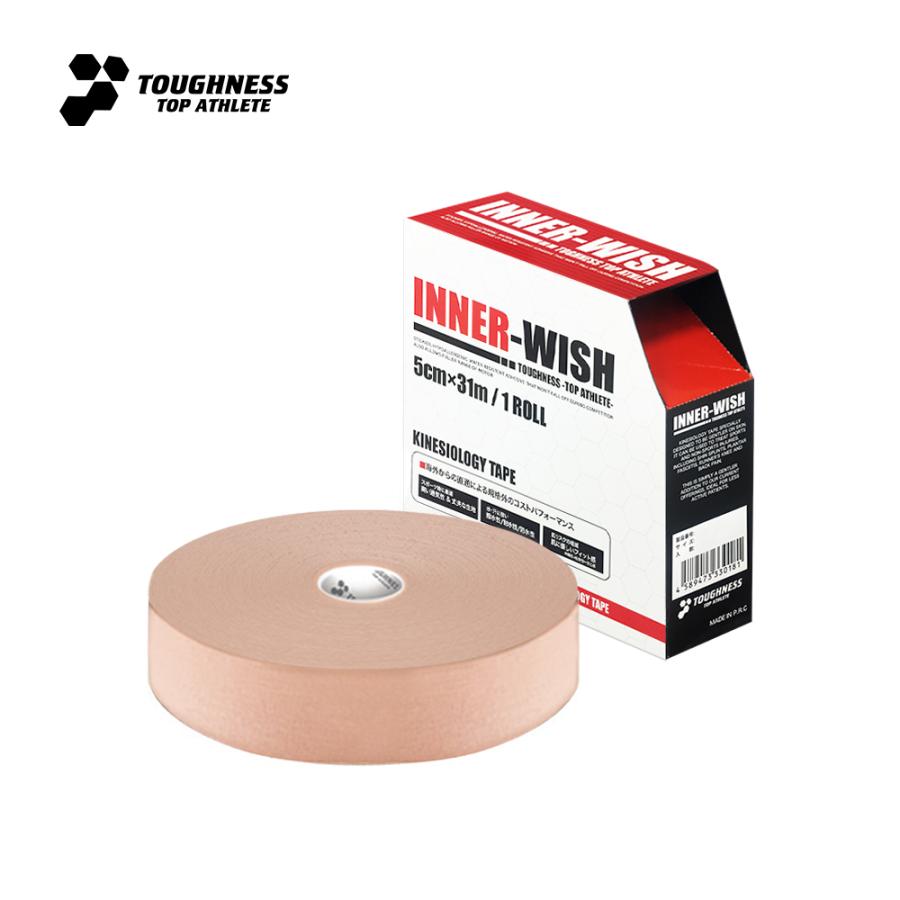 テーピング 送料無料 キネシオロジーテープ インナーウィッシュ 5cm 31m 1巻入 キネシオテープ テーピングテープ Toughness 05a Toughness 通販 Yahoo ショッピング