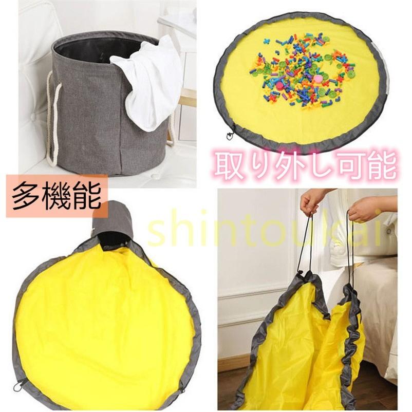 おもちゃ収納袋 キッズ プレイマット お片づけ シート レゴマット 2ways 超大容量 おもちゃ入れ 収納用品 ストレージ 持ち運び便利 簡単整理 新作 Ofd25 Shintoukai 通販 Yahoo ショッピング