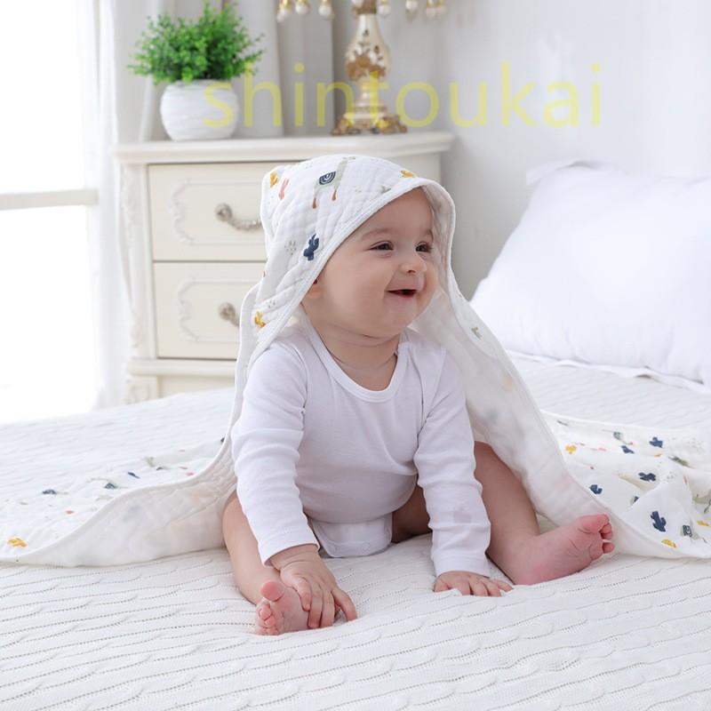 おくるみ ガーゼ 夏 退院 赤ちゃん ベビー ブランケット 春夏秋 可愛い 85 85cm タオルケット 大人気 おしゃれ 送料無料 コットン シーツ お昼寝 新生児