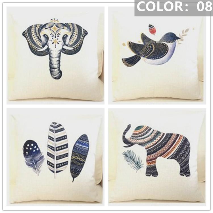 クッションカバー 北欧 45x45cm モダン 幾何学模様 おしゃれ 4枚 セット 車用 インテリア 飾り かわいい 動物柄 部屋飾り プレゼント 花柄 ホーム飾り 綿麻 Ofd714 Shintoukai 通販 Yahoo ショッピング