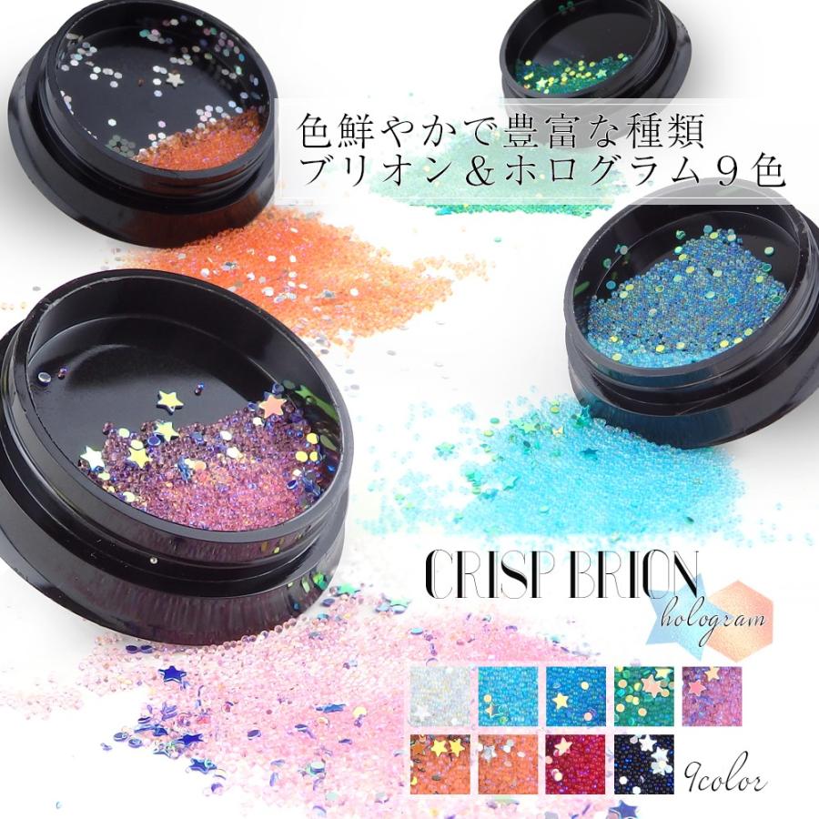 ネイルパーツ ブリオン ホログラム ビビッドカラー ９種 夏ネイル 004 プロネイルbox 通販 Yahoo ショッピング
