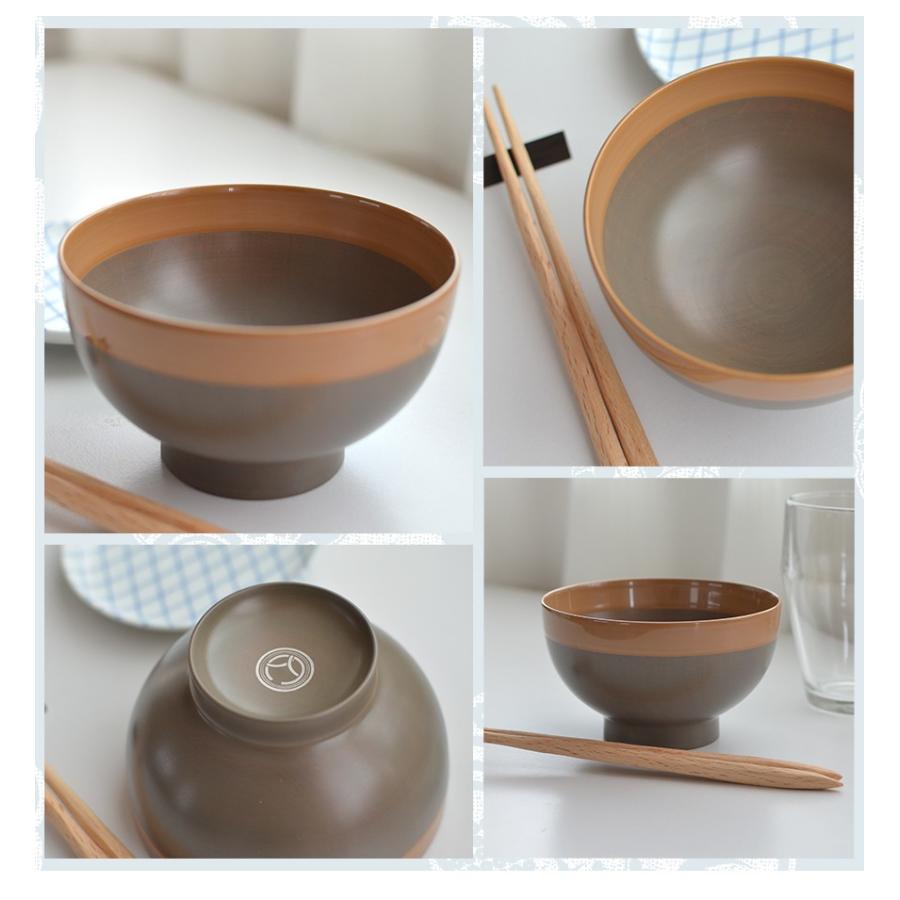 漆琳堂 ふち塗り椀 越前漆器 茶碗 ちゃわん 味噌汁 みそ汁 和食器 |  | 04