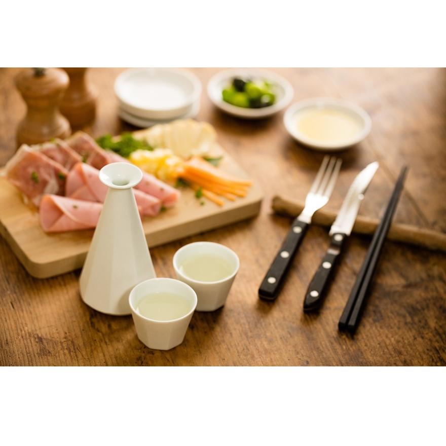 83Design ハチサンデザイン 酒器 猪口 83DP-HO01 しゅき おちょこ ぐい呑み ポーセリン 末広がり 磁器 |  | 02