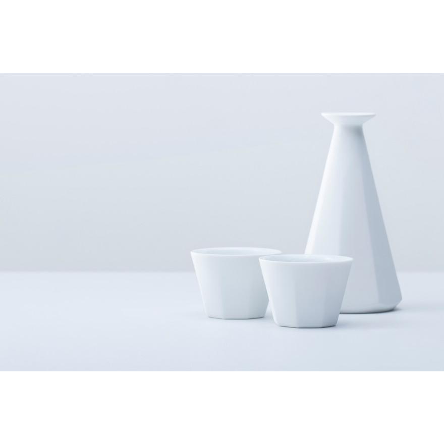 83Design ハチサンデザイン 酒器 猪口 83DP-HO01 しゅき おちょこ ぐい呑み ポーセリン 末広がり 磁器 |  | 03