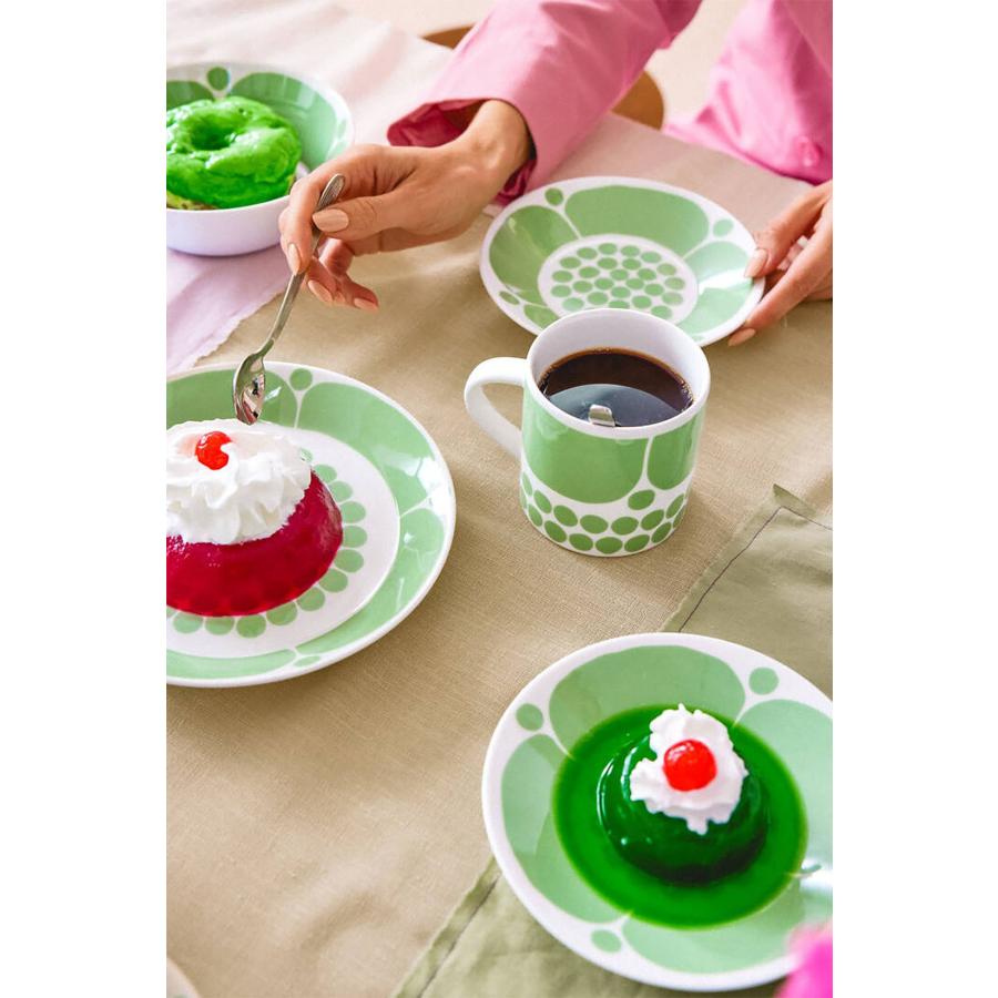 ARABIA アラビア スンヌンタイ カップ&ソーサー 280ml ライトグリーン