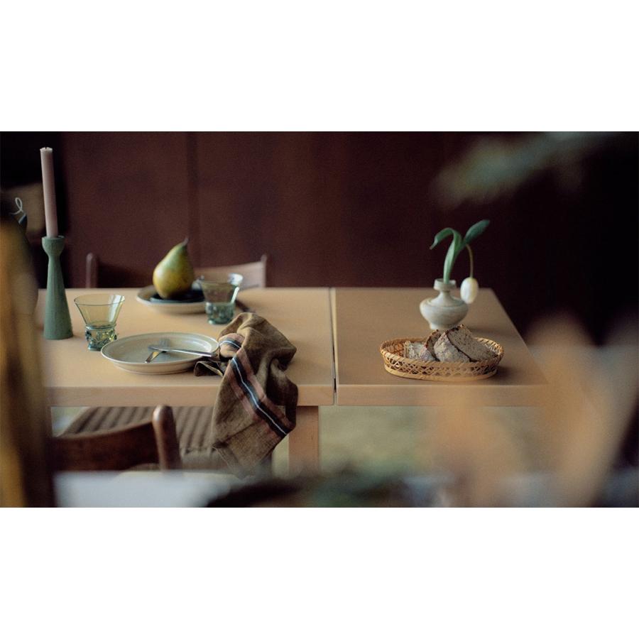 【ポストカードプレゼント】artek アルテック ドロップリーフテーブル DL81C ツートンカラー Aalto Table バーチ ラミネート リノリウム W79xD75xH72cm |  | 04