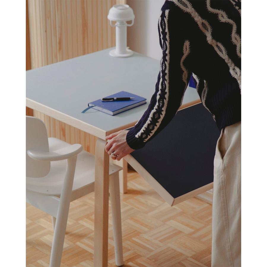 【ポストカードプレゼント】artek アルテック ドロップリーフテーブル DL81C ツートンカラー Aalto Table バーチ ラミネート リノリウム W79xD75xH72cm |  | 07