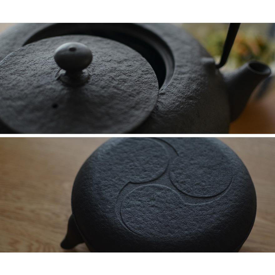 東屋 あづまや 水沢姥口 てつびん 鉄瓶 鋳鉄漆焼き お茶 薬缶