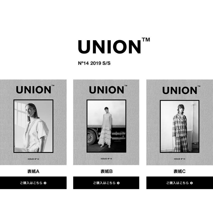 UNION ユニオン issue.14 CoverC カバーC No,14 2019S S ベルティアンファンマネン 写真集 フォトブック |  | 02