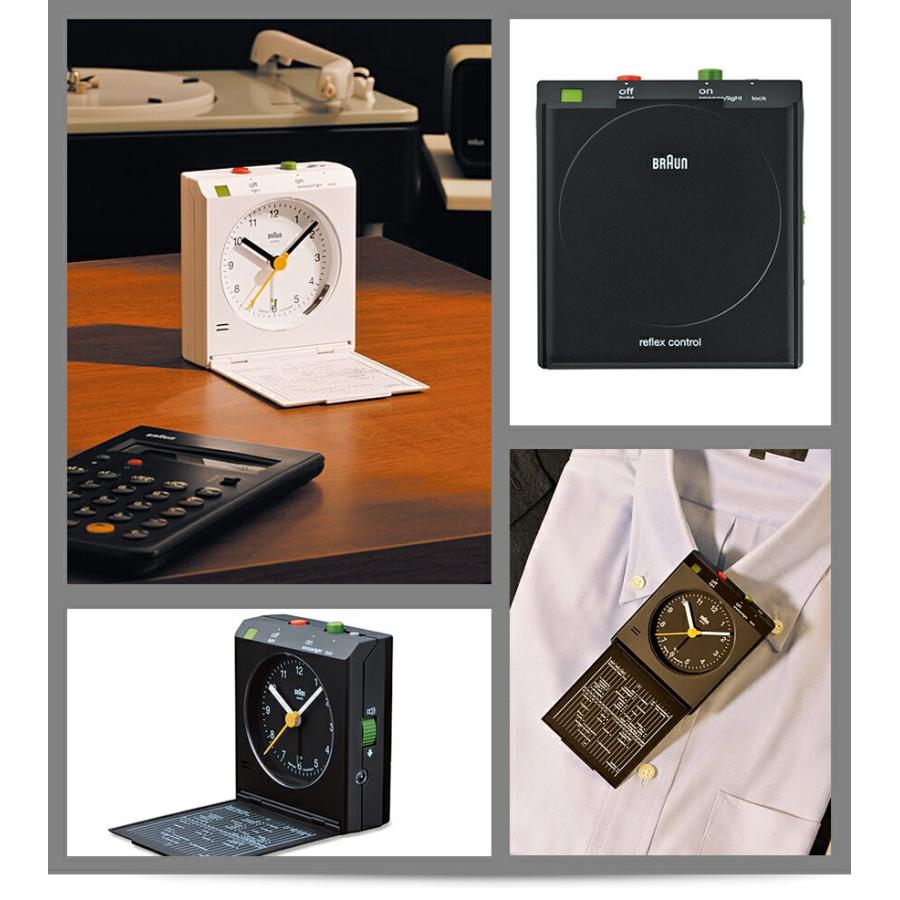 BRAUN ブラウン BRAUN Reflex Contyolled Travel Alarm Clock BNC005 ブラウン 置き時計