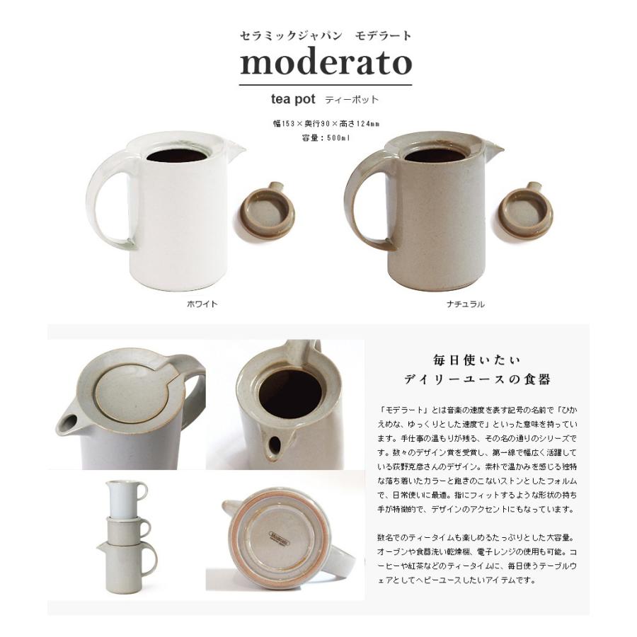 ceramic japan　セラミック・ジャパン/moderato モデラート tea pot ティーポット 500ml｜shinwashop｜03
