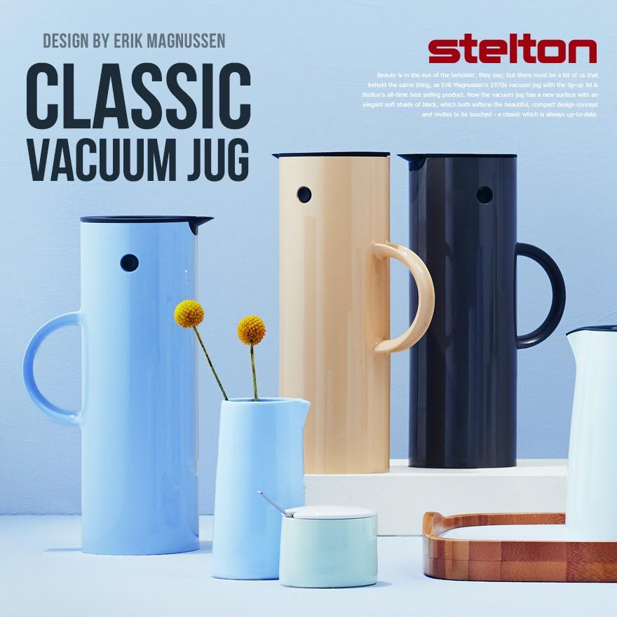 Stelton/ステルトン　em77 クラシック ステルトンのバキュームジャグ　デザイナー：Erik Magnussen /インテリア/アルミニウム/北欧/ステンレススチール｜shinwashop