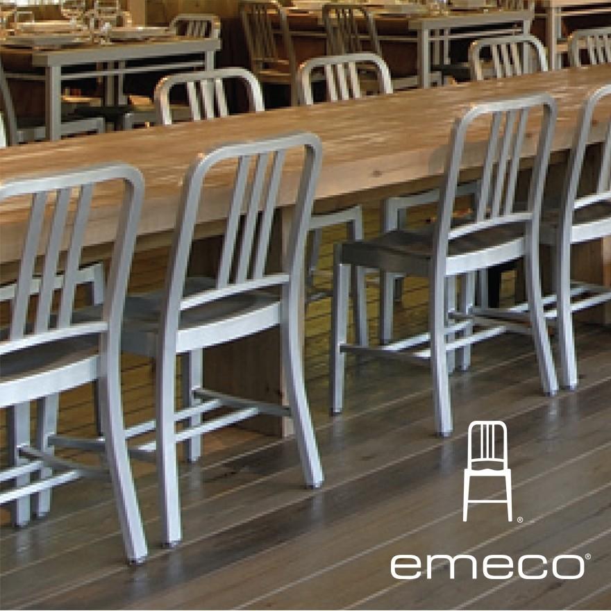 Emeco エメコ NAVY BARSTOOL WITH ARMS ネイビー バースツールウィズ