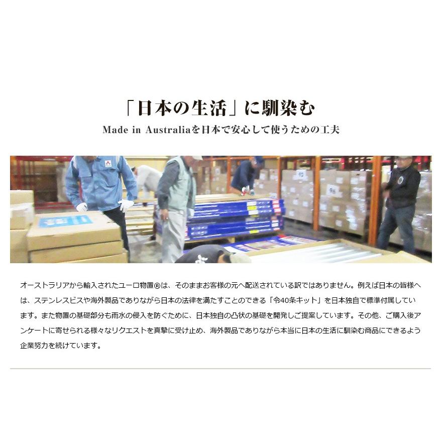 代引き不可 クーポン対象外商品　EURO SHED ユーロ物置　検品サービス　FRONT ENTRY 2314F1 屋外収納庫 小屋 自転車 置き場 サイクルハウス バイクガレージ_3
