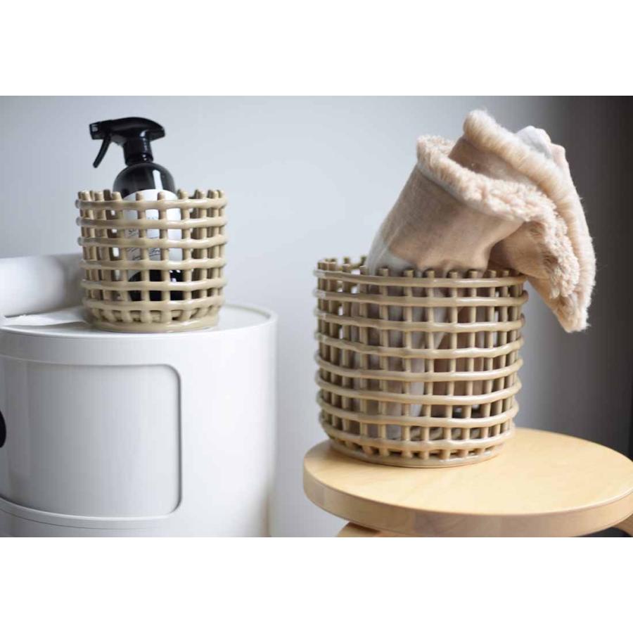 ファームリビング　セラミックバスケット Ferm Living セラミックバスケット スモール ファームリビング