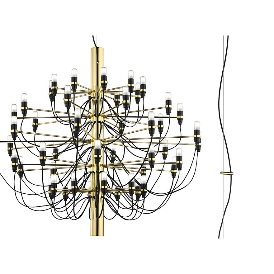 代引き不可　FLOS MOD.2097 50lights Brass フロス ブラス（真鍮） シャンデリア 50灯 Gino Sarfatti/ジノ サルファッティ/ペンダントライト/ブラス/ゴールド｜shinwashop｜03