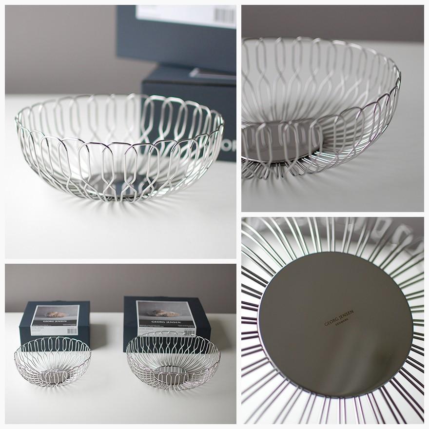 Georg Jensen / ジョージ ジェンセン　Alfredo Bread Basket ブレッドバスケット(S) 3586306 アルフレッド ハベリ/テーブルウェア/パン/かご/ステンレス｜shinwashop｜06