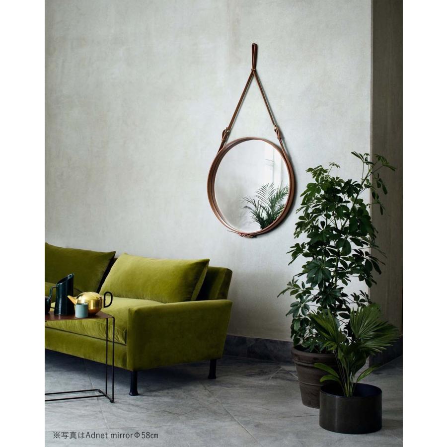 アドネ ミラー ジャック・アドネ 鏡 壁掛け鏡 ミラー インテリア グレー S GUBI グビ Adnet Mirror circular アドネミラー 円形 Φ45cm Φ58cm
