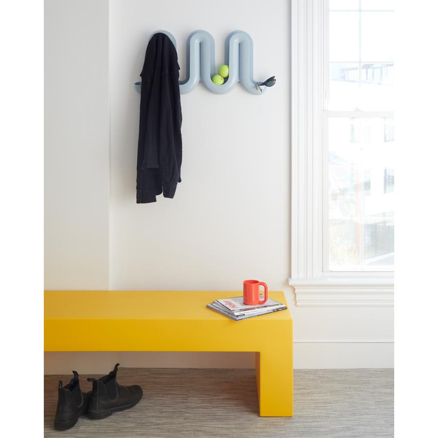【新品未使用】Heller ヘラー Swell コートラック ホワイト Heller ヘラー Swell スウェル Wall Catchall ウォールシェルフ