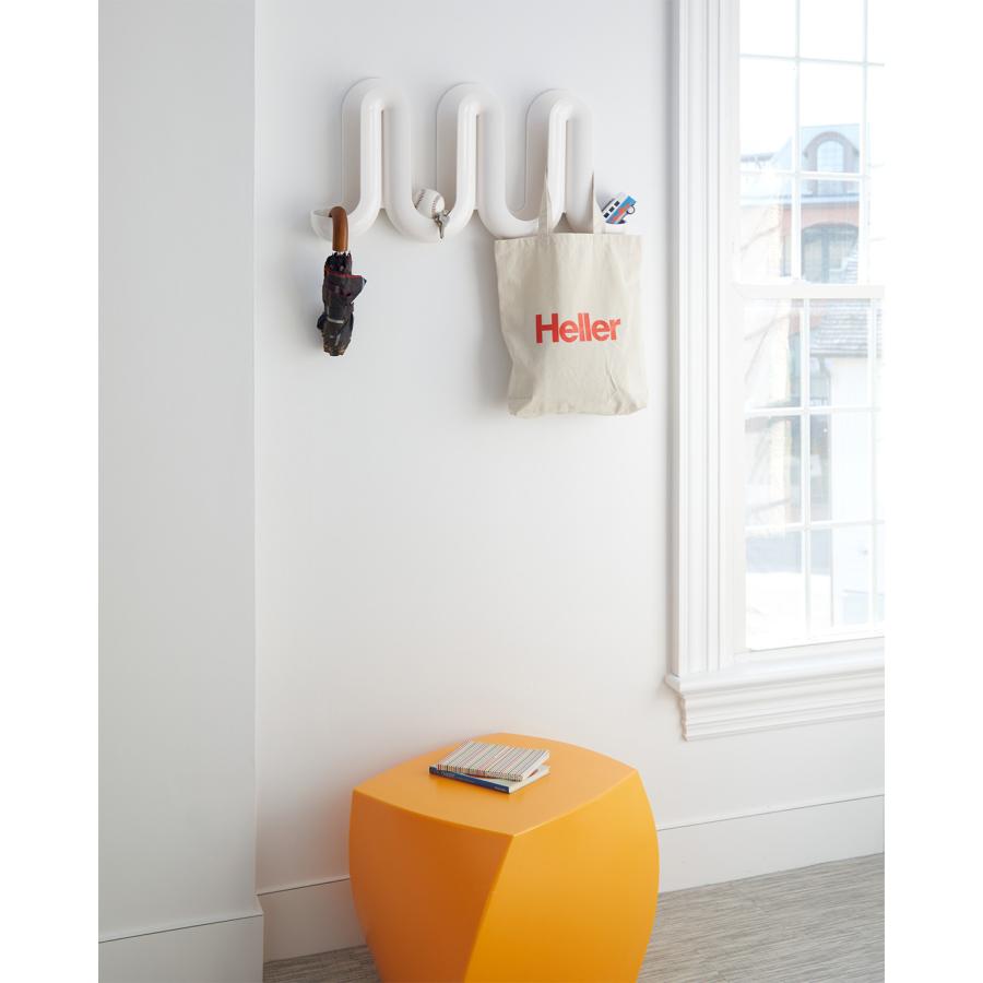 【新品未使用】Heller ヘラー Swell コートラック ホワイト Heller ヘラー Swell スウェル Wall Catchall ウォールシェルフ