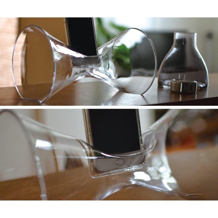 HOLMEGAAD ホルムガード URANIA ガラス製スピーカー 廃盤 箱あり □□HOLMEGAARD ホルムガード Urania ウラニア clear クリア acustic