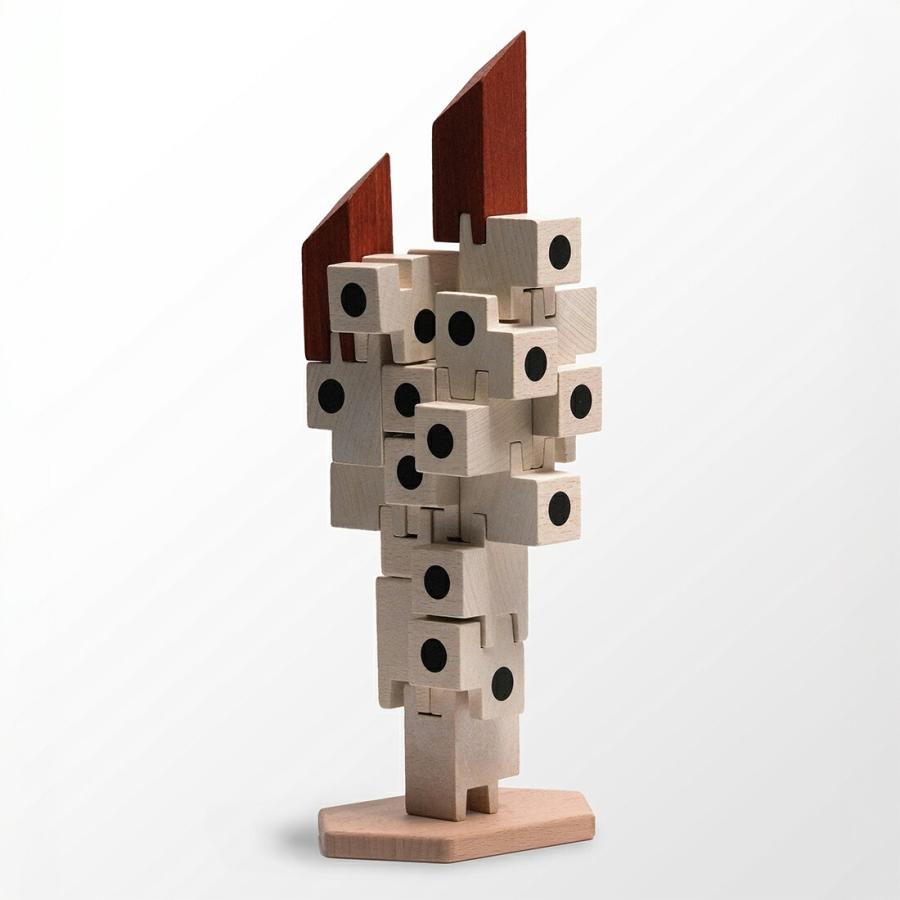 A Tangible Future カプセルタワービル スタッキングゲーム  Japanese Capsule Tower おもちゃ 積み木の画像