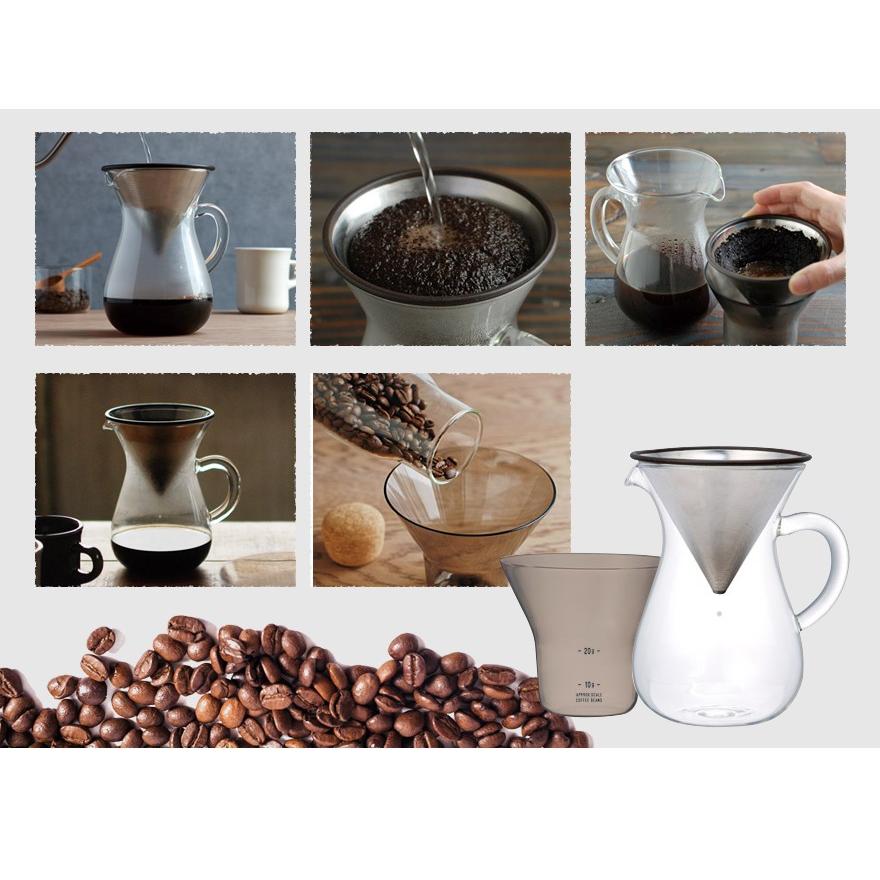 KINTO/キント コーヒーカラフェセット ステンレス 600ml SLOW COFFEE STYLE /ステンレス/コーヒー/ドリッパー/ドリップポット/耐熱ガラス｜shinwashop｜04