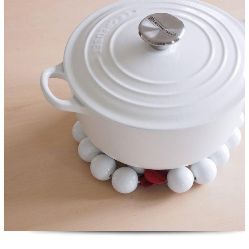 パール トリベットKONSTANTIN SLAWINSKI  鍋敷き PERLE/パールトリベットSL05WT KONSTANTIN SLAWINSKI 鍋敷き