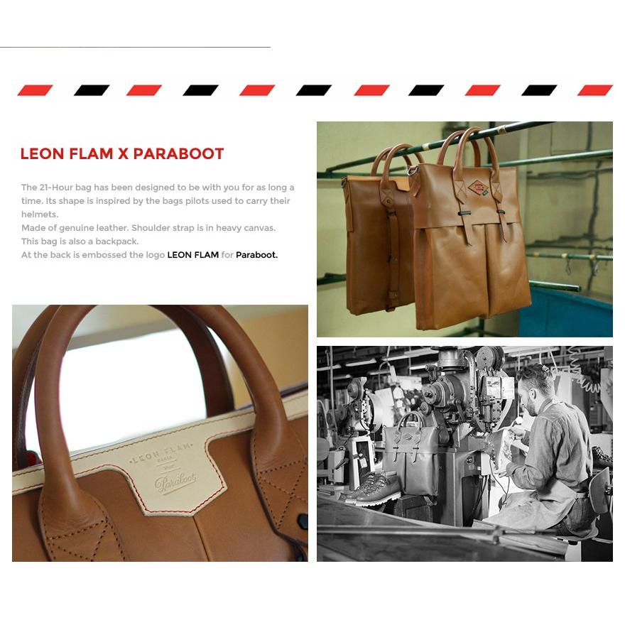 LEON FLAM レオンフラムxparaboot パラブーツ SAC 21H COMTE DE LA