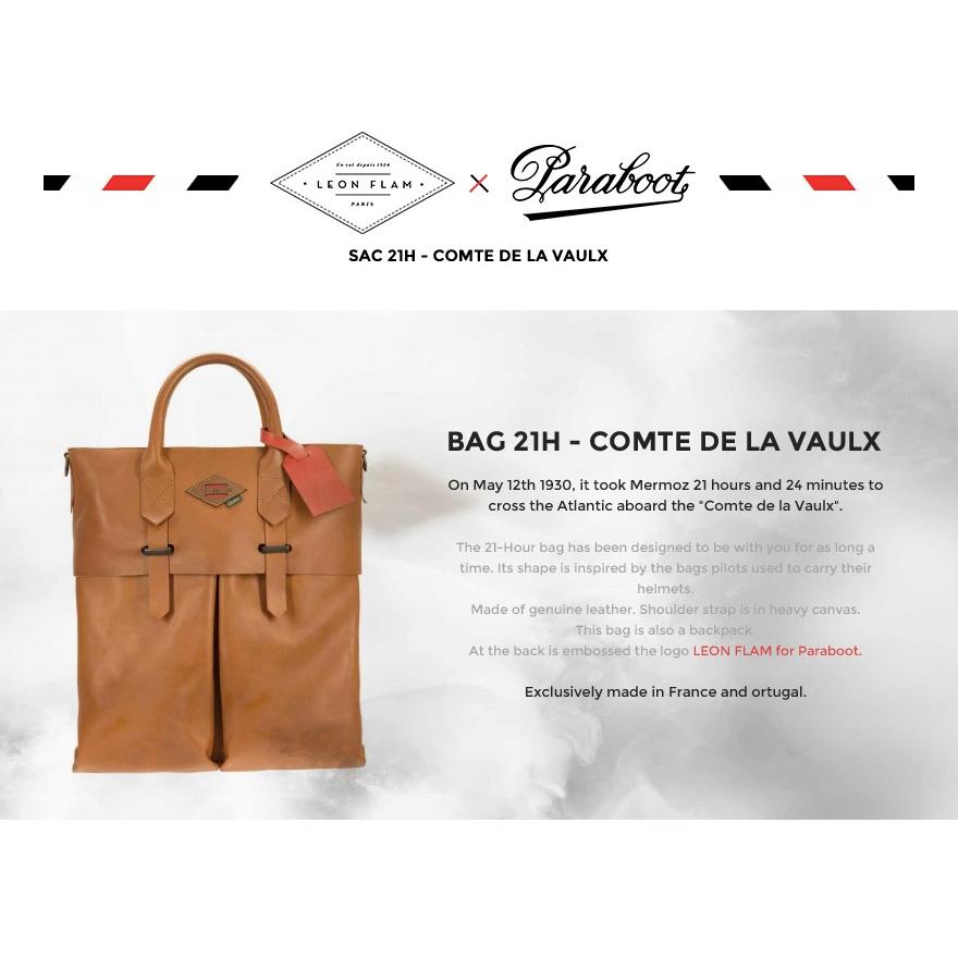 LEON FLAM レオンフラムxparaboot パラブーツ SAC 21H COMTE DE LA