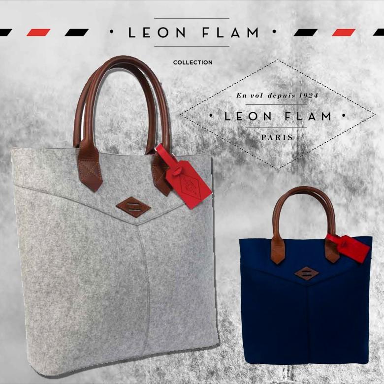 LEON FLAM レオンフラム SANTIAGO SHOPPING BAG トートバッグ フランス 