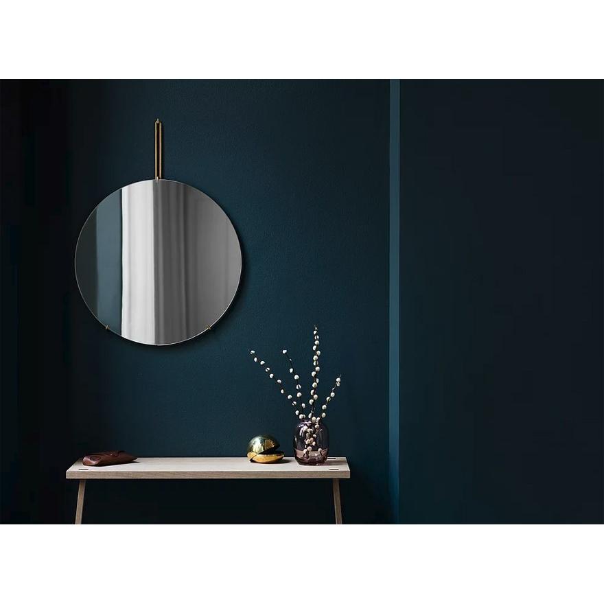 MOEBE WALL MIRROR ミラー 直径70cm Brass 真鍮 鏡 ウォールミラー 丸型 壁掛け ブラス ムーベの画像