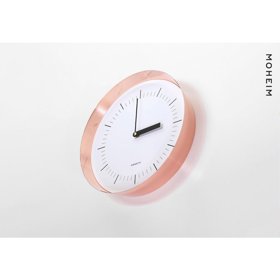 【掛けフックプレゼント】MOHEIM モヘイム HORN ホーン《COPPER》壁掛け時計 クロック xウッド 掛け時計 木製 |  | 05