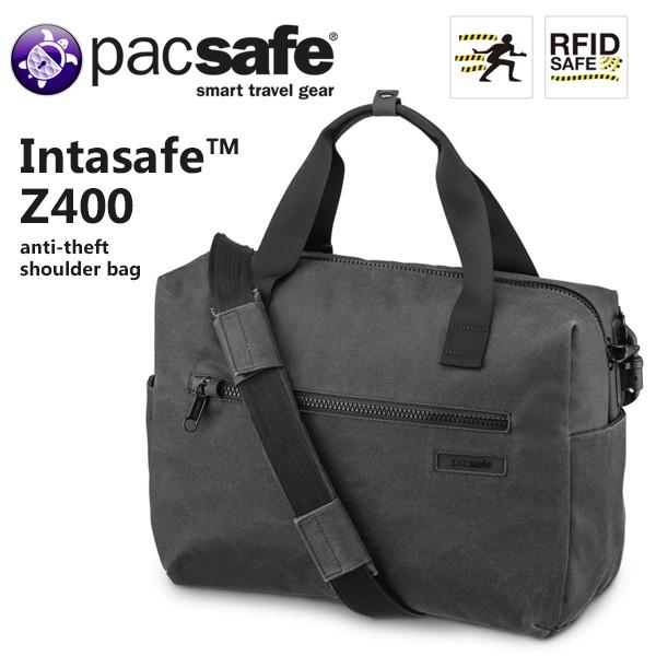 pacsafe　パックセーフ Intasafe Z400 2wayショルダーバッグ メンズ/ビジネスバッグ/スキミング防止/RFID/iPad｜shinwashop