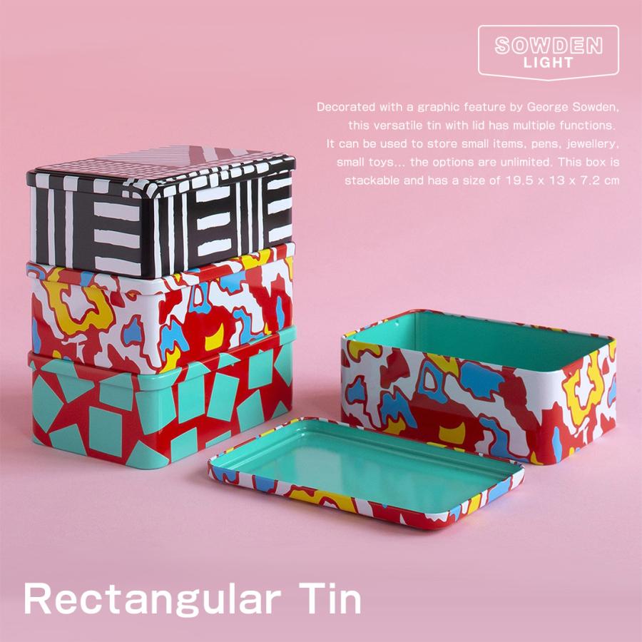 SowdenLight ソーデンライト Rectangular Tin ブリキ缶 蓋付き SowdenLight ソーデンライト Rectangular Tin ブリキ缶 蓋付き