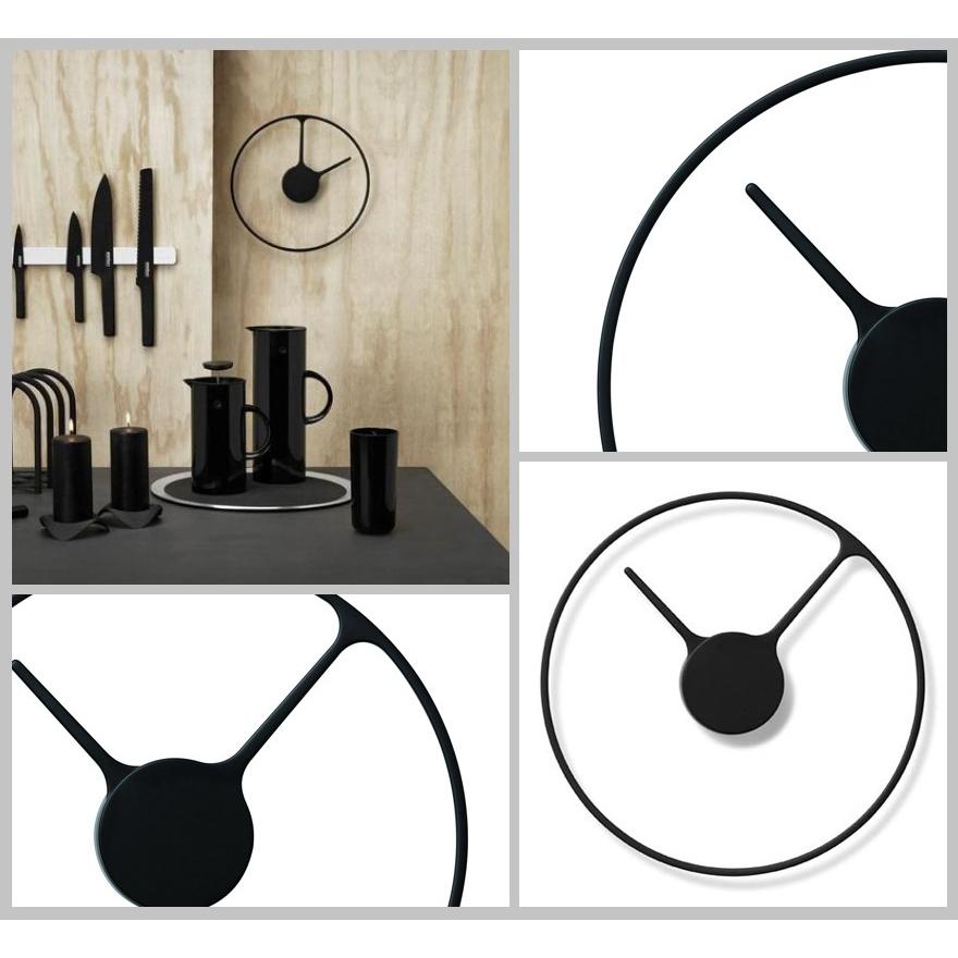 ‎stelton ステルトン タイムウォールクロック 30cm ラージ 黒 新品 Stelton/ステルトン TIME CLOCK タイムクロック ラージ30cm