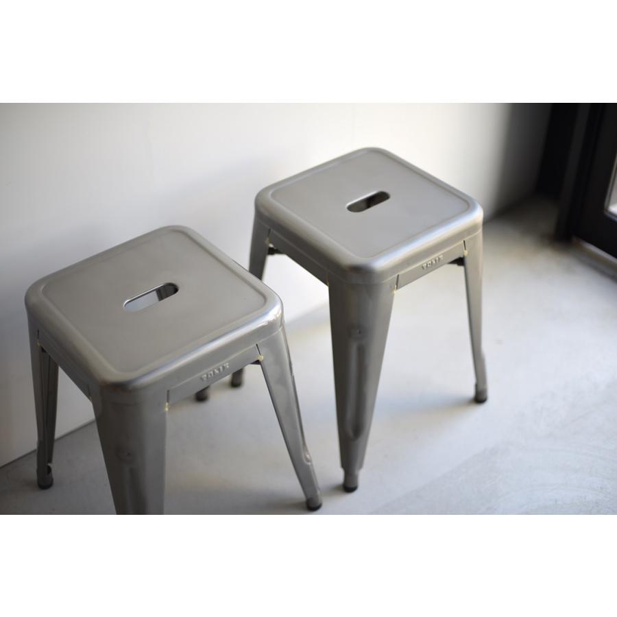 Tolix トリックス H 45 Stool Raw Steel Hスツール ロースチール Tolix トリックス H 45 Stool Raw Steel Hスツール ロースチール