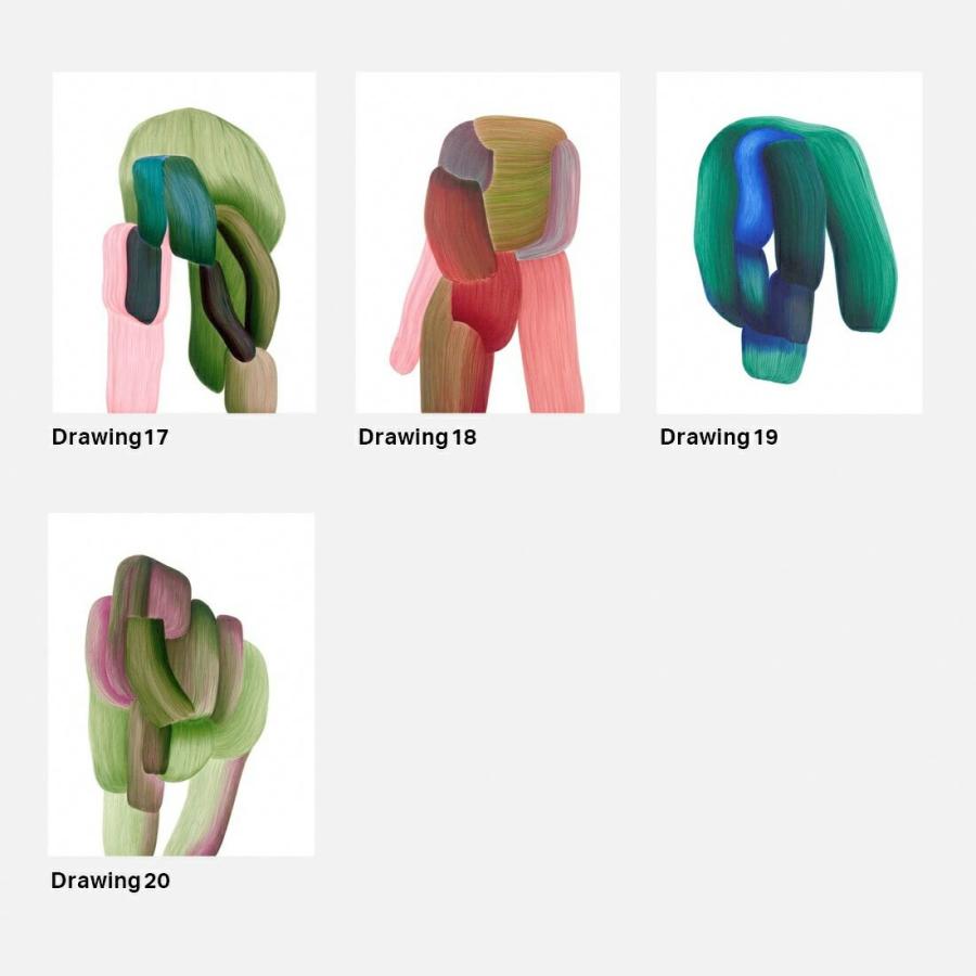 Ronan Bouroullec ロナン・ブルレック　ポスター　未使用 ポスター ロナン・ブルレック ドローイング バイカラー – Vitra