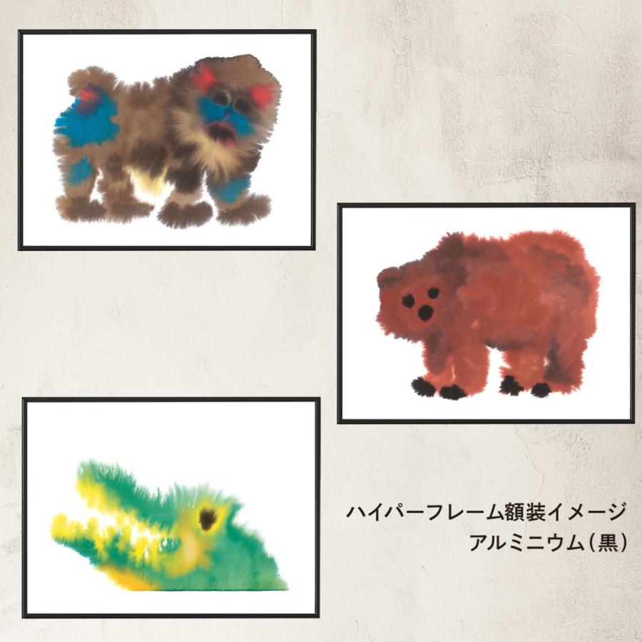 THEWRONGSHOP ロングショップ Rop van Mierlo ロプ・ファン・ミエルロ Bear Mandrill Crocodile ポスター単品 フレームセット |  | 08