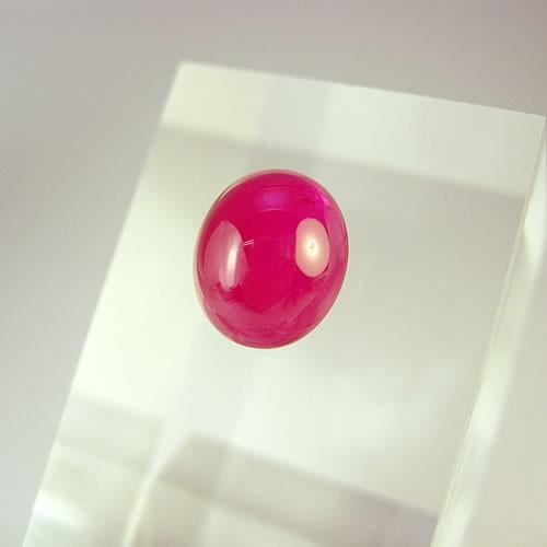 ルビー 6.32ct カボション ジュエリールース ad188の画像