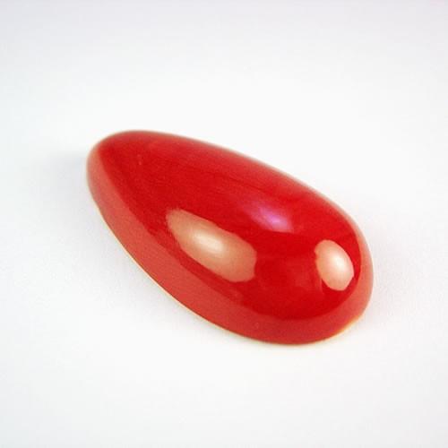 大粒桃珊瑚 33×17mm PS ジュエリールース de607 : ジュエリーshinwa