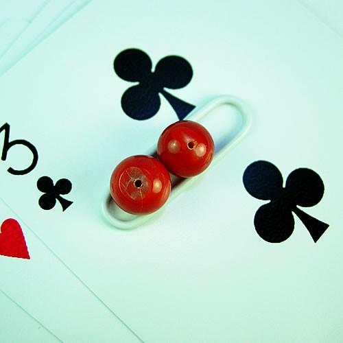 赤珊瑚 8mm ラウンド2ps ジュエリールース df419 : ジュエリーshinwa