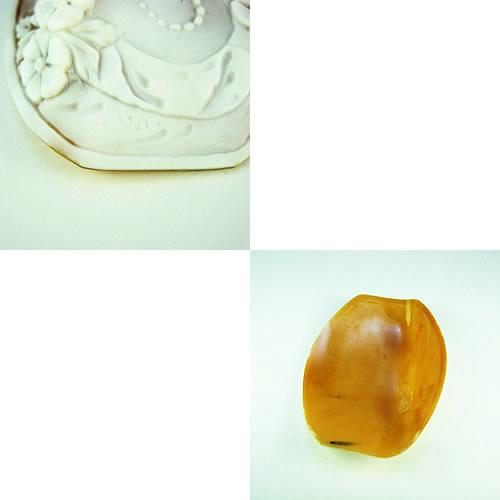 シェルカメオ 手彫り 66×52mm ジュエリールース df620 : ジュエリー