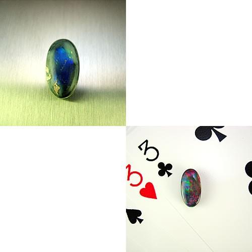 新春セール ブラックオパール　2.14ct　ジュエリールース dt275 【NAN1602636382】(57915円)