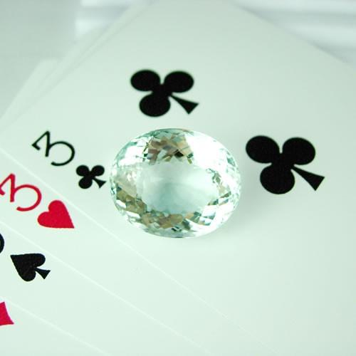 大粒アクアマリン 25.01ct ジュエリールース dt394の画像