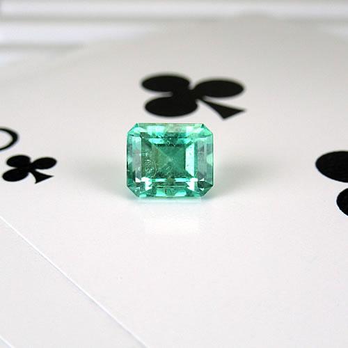 コロンビア産エメラルド 1.84ct ジュエリールース ed651の画像