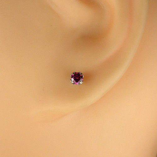 【数量限定】MARE チタンピアス SWAROVSKI  RED 3×3mm ma062｜shinwastore｜02